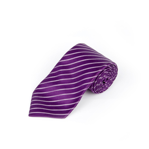 MATTABISCH LAVENDER BLUSH, VIOLET STRIPED TIE | MENS - Picture 1 of 4